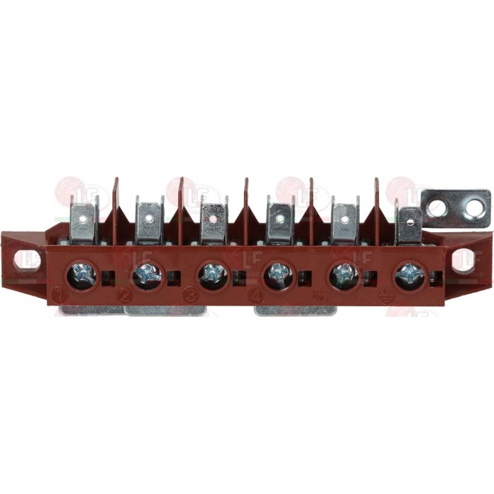 Rigleta conexiuni 6 poli 40A 450V sectiune nominala 6mmp #3247009