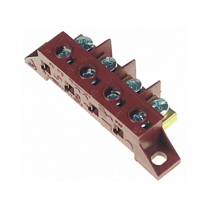 Rigleta conexiuni 4 poli 40A 400V #550507