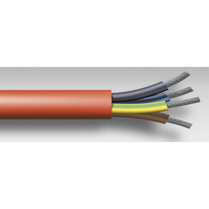 Cablu flexibil izolat cu silicon rezistent la temperatura SiHF 3G4mmp, HELUKABEL #23035