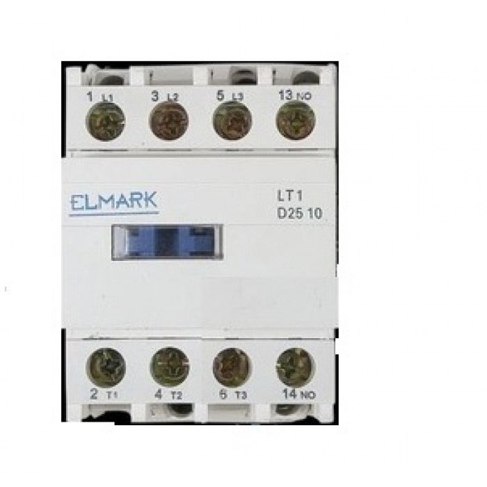 Contactor 11kW/400V, 1NO, 400V 50/60Hz ELMARK #LT1-D2510