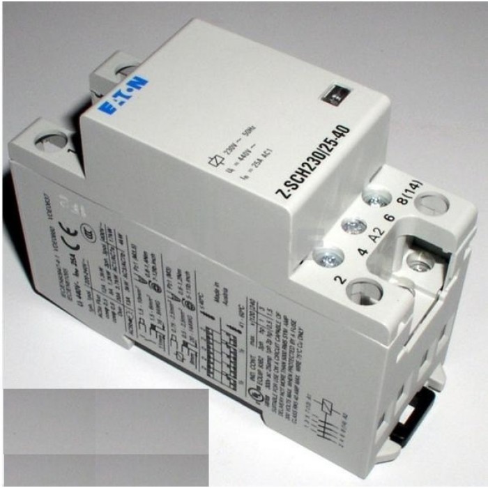 Contactor modular 25A 4NO 230V 50Hz MOELLER #Z-SCH230/25-40