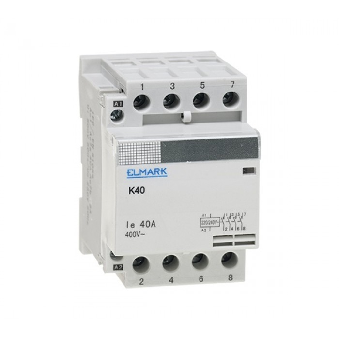 Contactor modular 40A 230V #K40 Contactor modular 40A 230V #K40