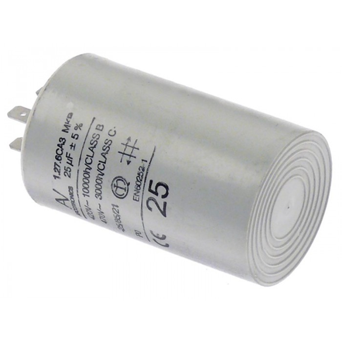 Condensator / capacitor 25µF 400V #365109