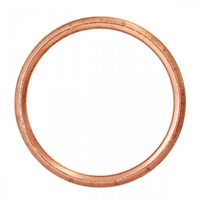 Garnitura cupru pentru filet 1½", D1 ø 55mm, D2 ø 48mm, grosime 2.2mm #510424