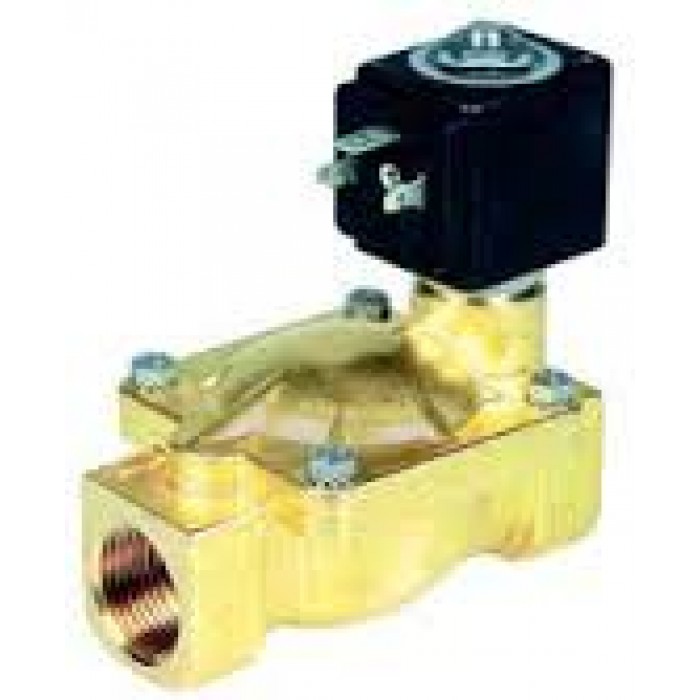 Electrovalva cu 2 cai LUCIFER-PARKER 7321(PM133), 230V, conexiune ¾", L=100mm, DN 20mm, 90°C #3120232