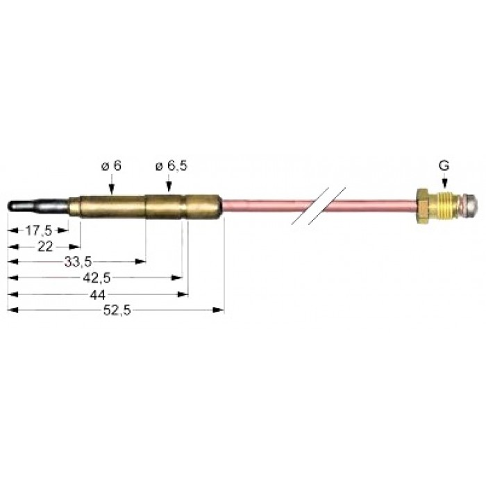 Termocupla M8x1 1200mm #102037 Termocupla M8x1 1200mm #102037