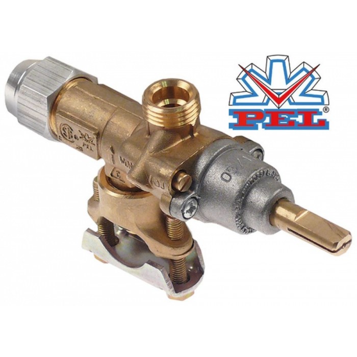 Robinet gaz PEL 20S M8x1 #106840 Robinet gaz PEL 20S M8x1 #106840