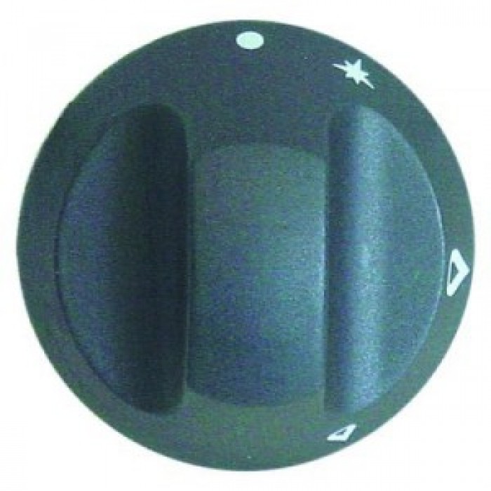 Buton robinet de gaz cu flacara de aprindere ø 67 mm, ax ø 10x8 mm #110993 Buton robinet de gaz cu flacara de aprindere ø 67 mm, ax ø 10x8 mm #110993