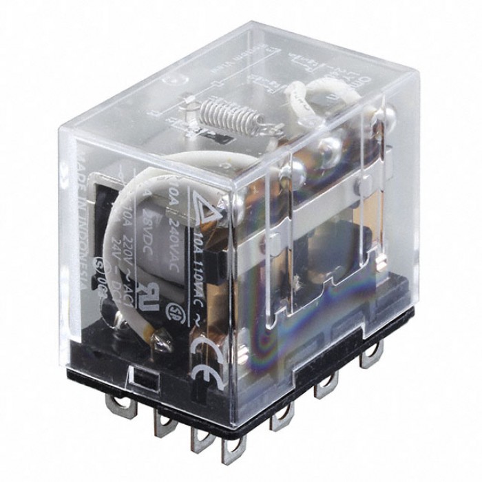 Releu electromagnetic LY4 bobină 240Vac 250VAC / 10A/250V 4PDT 4NO + 4NC #35034 Releu electromagnetic LY4 bobină 240Vac 250VAC / 10A/250V 4PDT 4NO + 4NC #35034