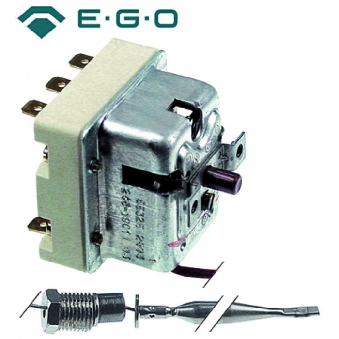 Termostat de siguranta 245°C 3 poli 20A M10x1 bulb ø6mmx75mm capilar 900mm #375536 Termostat de siguranta 245°C 3 poli 20A M10x1 bulb ø6mmx75mm capilar 900mm #375536