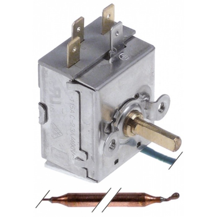 Termostat reglabil 30-120°C 1 pol 15A 1CO #375620 Termostat reglabil 30-120°C 1 pol 15A 1CO #375620