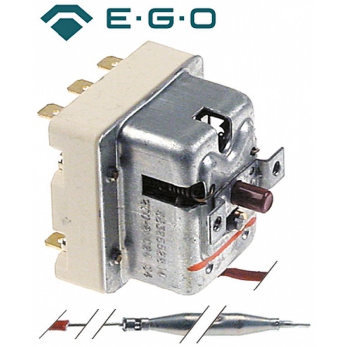 Termostat de siguranta 270°C 3poli 20A bulb ø6mmx79mm capilar 9000mm #375557 Termostat de siguranta 270°C 3poli 20A bulb ø6mmx79mm capilar 9000mm #375557