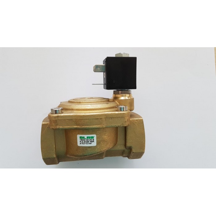Electrovalva OLAB corp bronz 1" 230VAC NC DN13.5 NBR 9VA #1800-05-26-B Electrovalva OLAB corp bronz 1" 230VAC NC DN13.5 NBR 9VA #1800-05-26-B